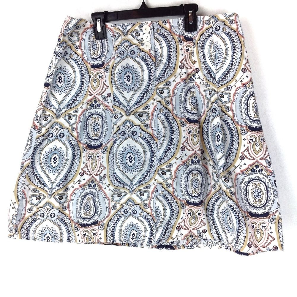 Colorful Loft A-line skirt